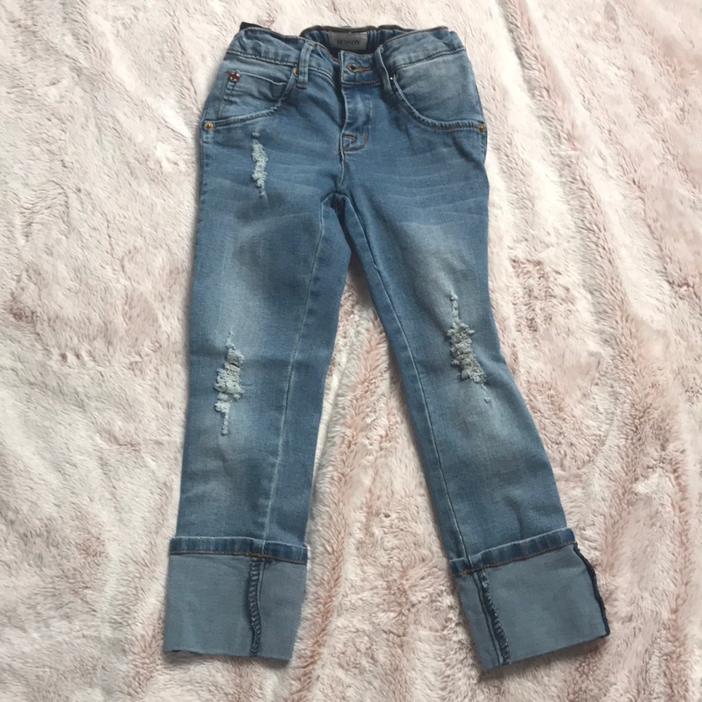 Denim blue jeans